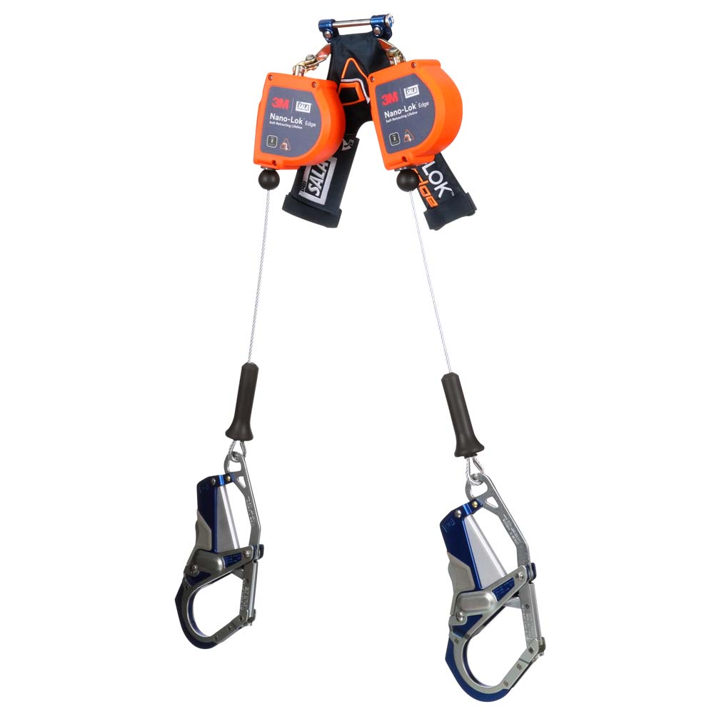3M DBI-SALA Nano-Lok Twin-Leg Personal 7-Foot Self-Retracting Lifeline from GME Supply